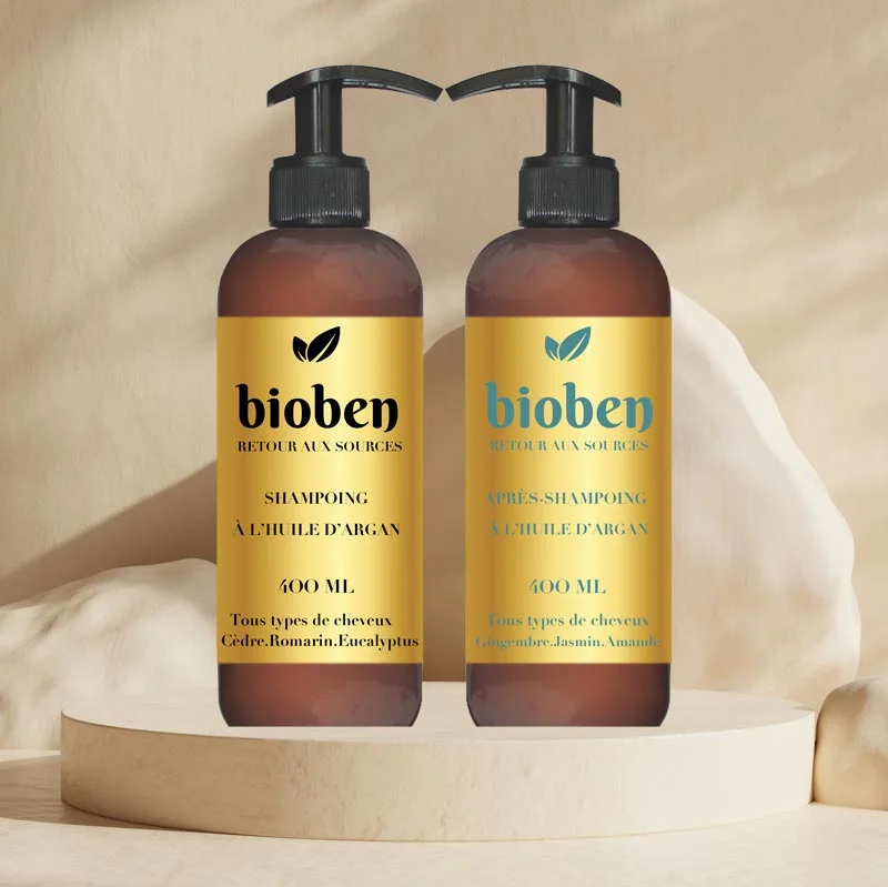 Pack shampoing & après shampoing BIOBEN 100% sans sulfates, sans
